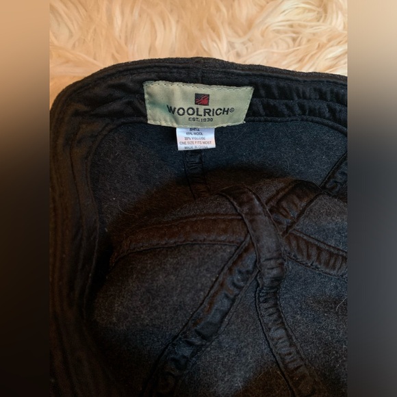 Woolrich Est.1830 Wool Flat Cap - Picture 7 of 7